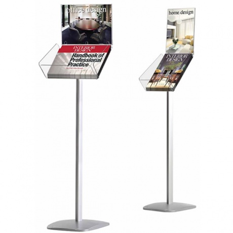 A4 Decorative Brochure Stand Plus with Printable Header
